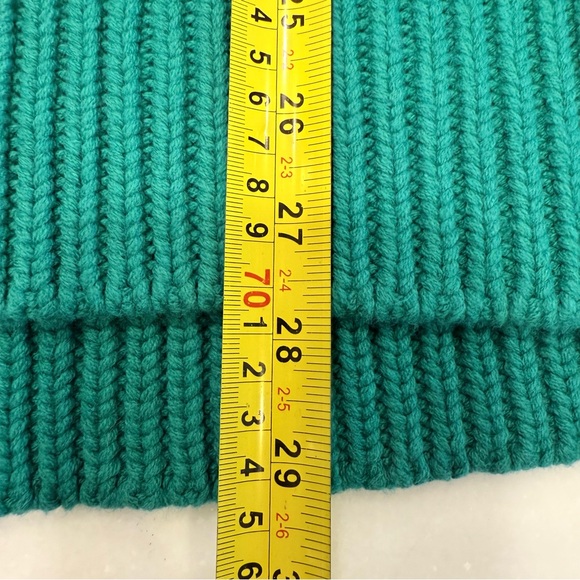 Free People Allie Women’s V-Neck Sweater Green Long Sleeve Oversized Sz M NWT - Picture 7 of 12